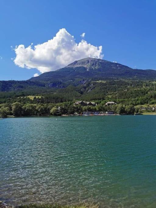 Duplex Cocooning Avec Vue Lac Et Montagnes Savines Eksteriør billede